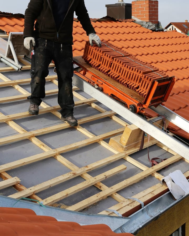Couverture en tuiles - Hainaut